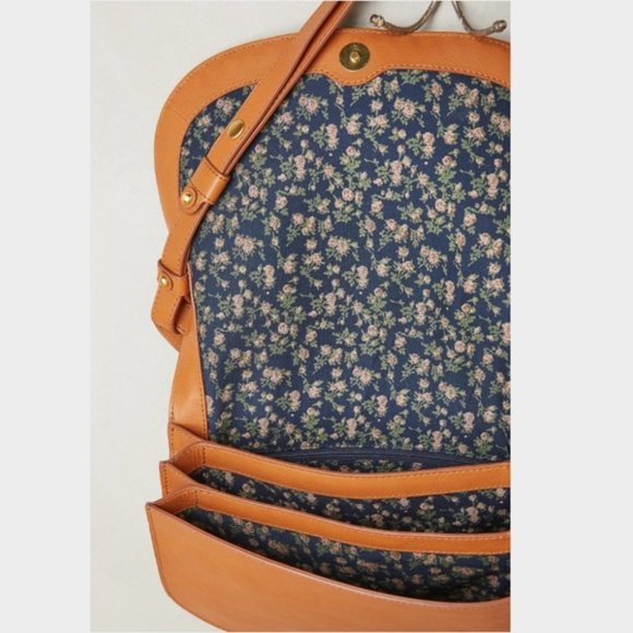 New Anthropologie Peyson Shoulder Bag Brown - Picture 8 of 8